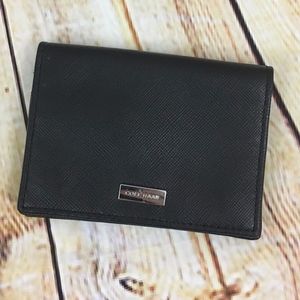 Cole Haan Leather Saffiano Wallet Card Holder